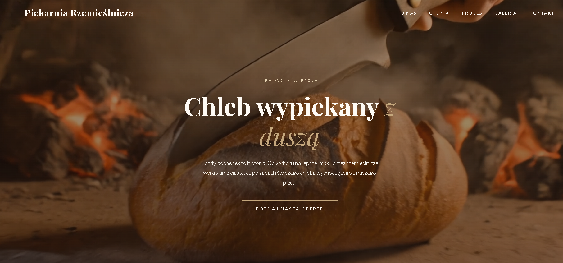 Nowoczesna strona internetowa z CMS dla lokalnej Piekarni